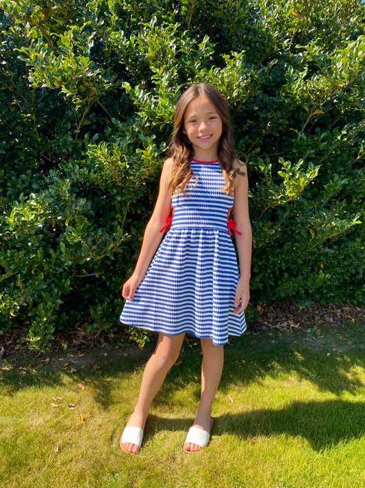 Coastal Breeze Striped Dress