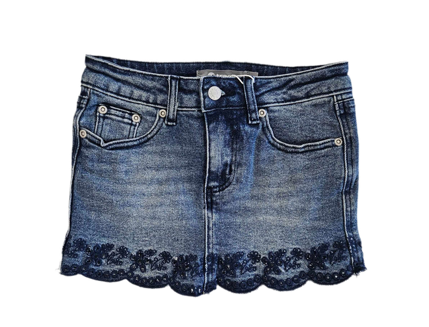 Bloom & Blue Denim Skort