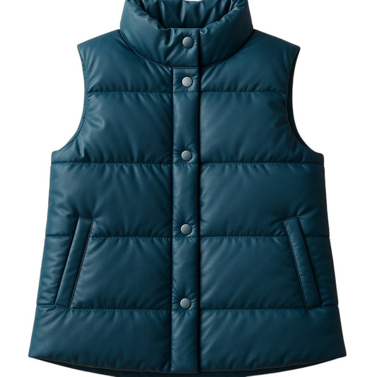 Mayoral Black Quilted Vest